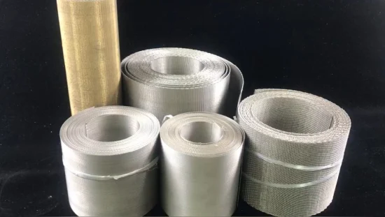 Extruder Filter Screen Belt / Reversed Dutch Woven Mesh Polyester Fabric Conveyor Belt Mesh Belt Stainless Steel Filter Belt